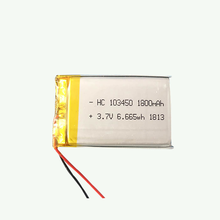 KC認證數碼產品聚合物鋰電池KC103450-1800