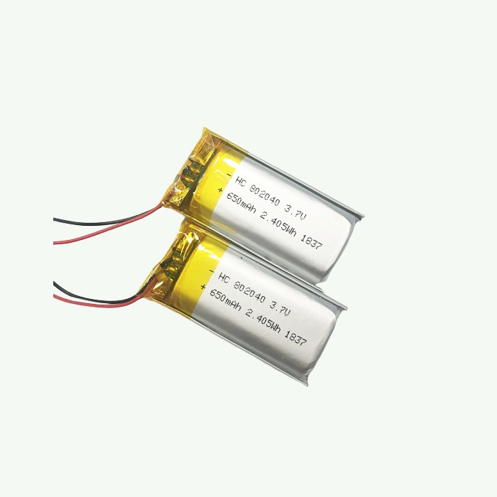 KC認證數碼產品聚合物鋰電池KC802040-650